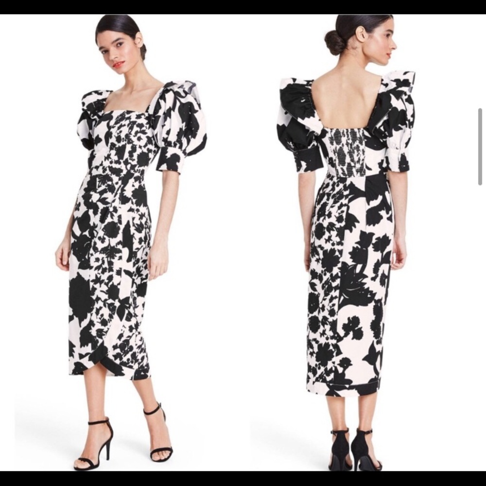 Christopher John Rogers Floral Dress